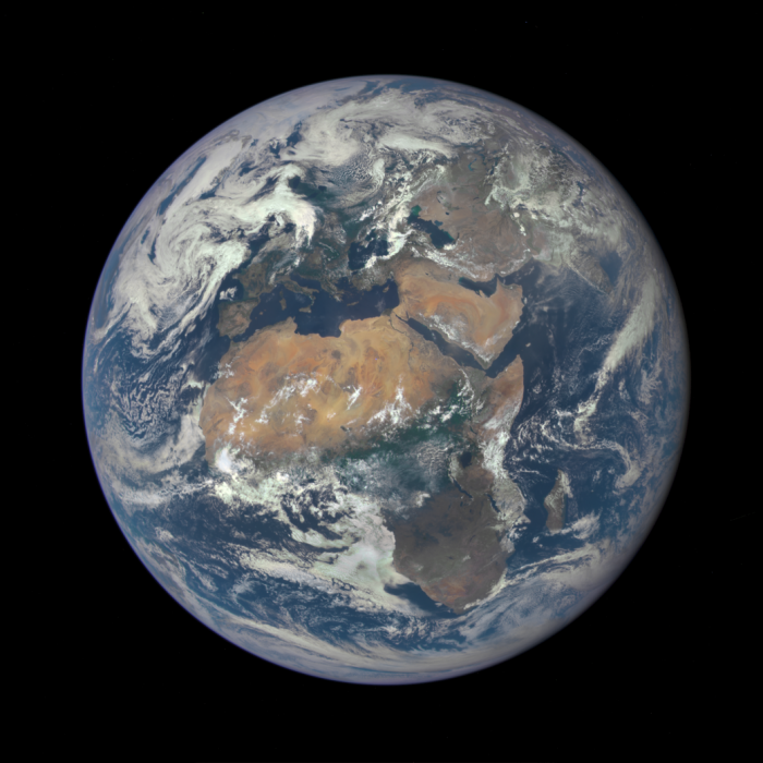 Žemės vaizdas iš NASA kosminės observatorijos (DSCOVR).